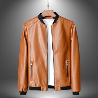 Minimalistisk læderjakke