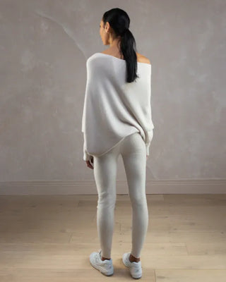 Off-Shoulder Trøje med Draperet Pasform