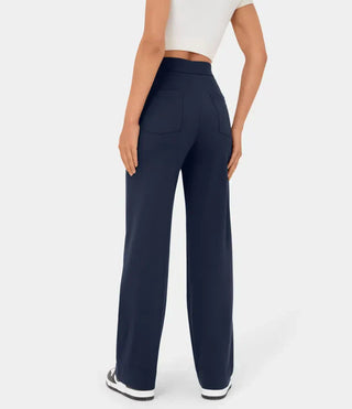 High-waist bukser med knapper