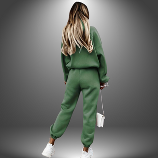 Oversized Hættetrøje og Bukser Sæt