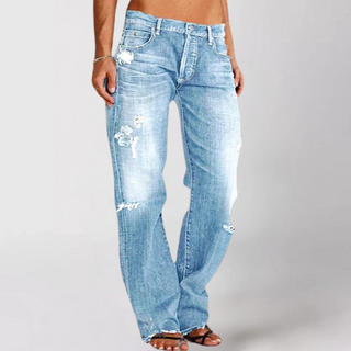 Løse Distressed Jeans