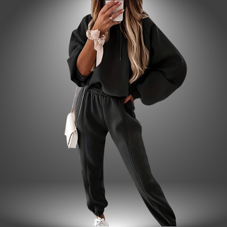 Oversized Hættetrøje og Bukser Sæt