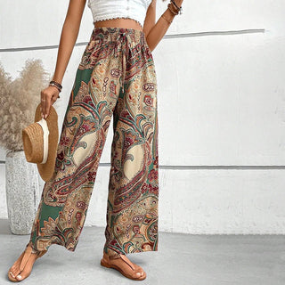 Paisley Bukser | Boheme Stil | Let & Farverig Sommerkomfort