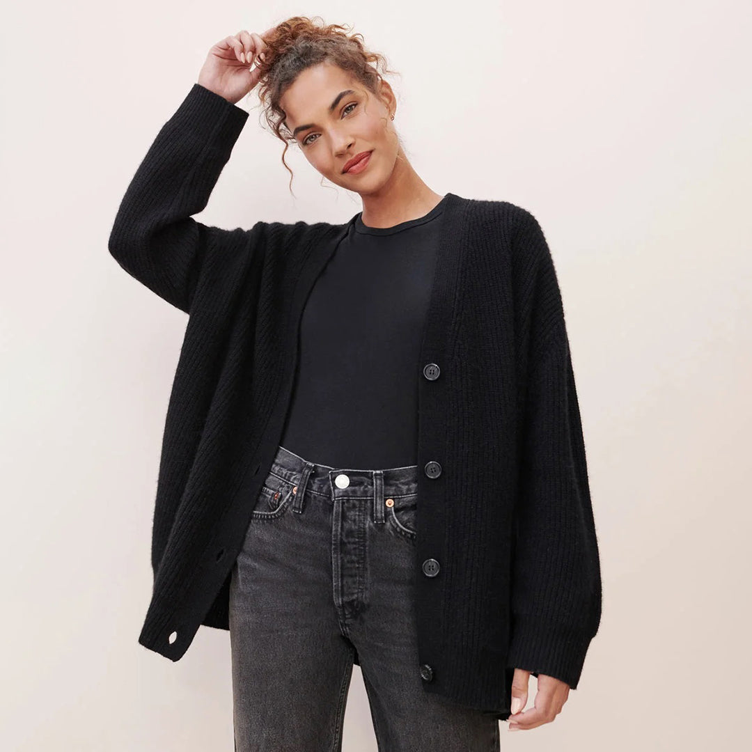Cozy Strikket Cardigan | Alsidigt Lag | Komfortabel Pasform