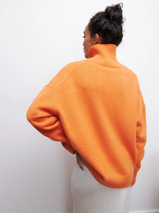 Rullekrave Sweater | Oversized | Varm og Elegant