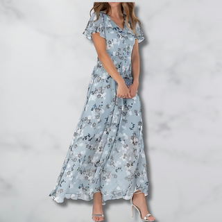 Blomstrede Maxikjole
