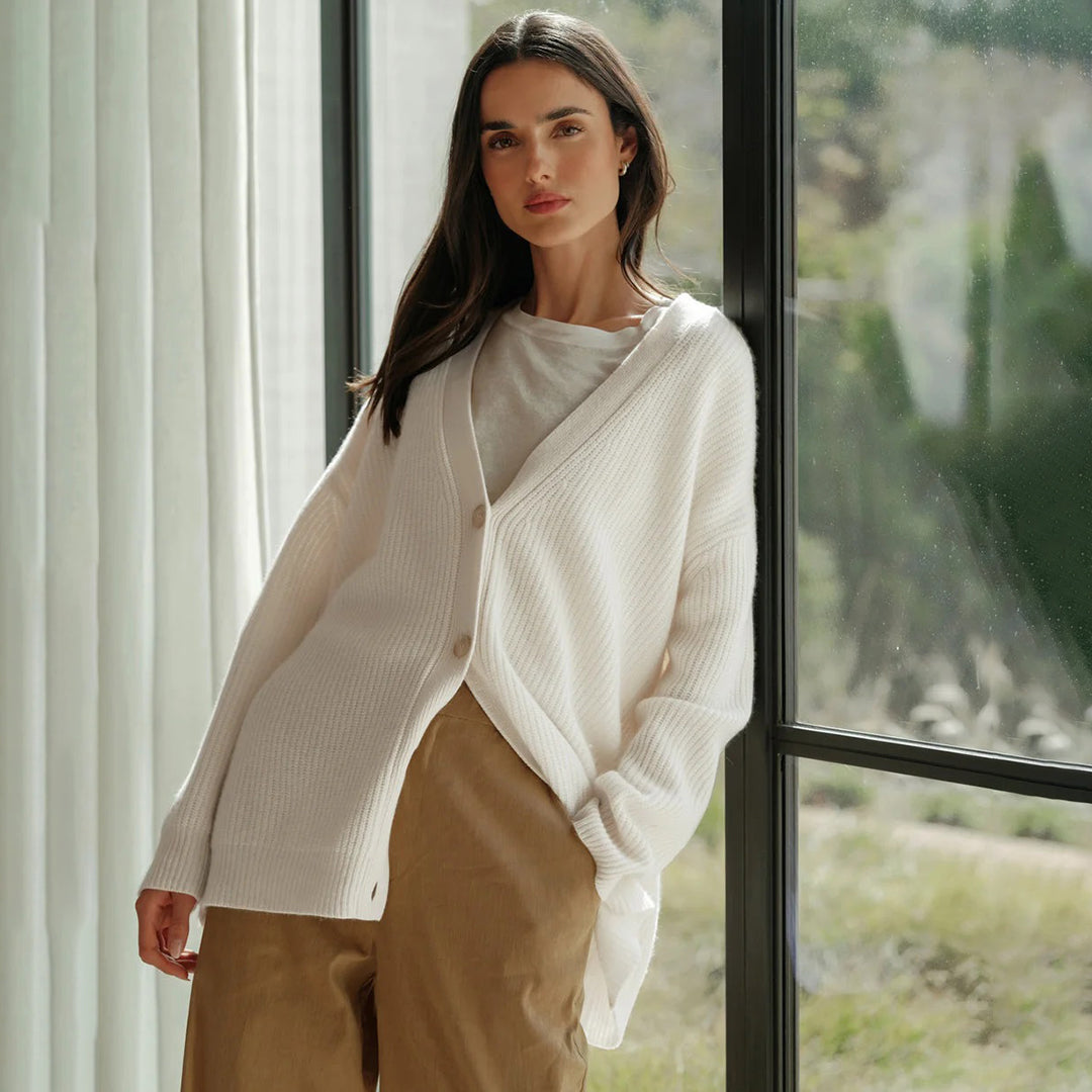Cozy Strikket Cardigan | Alsidigt Lag | Komfortabel Pasform
