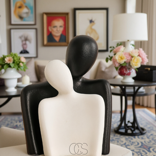 Minimalistisk Par Skulptur