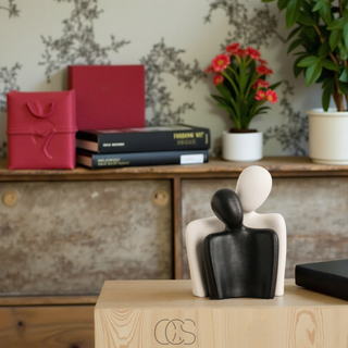 Minimalistisk Par Skulptur