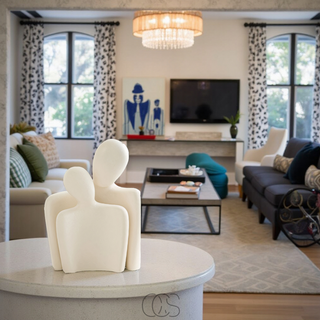 Minimalistisk Par Skulptur