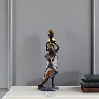 Musikalske Kvinde Figur Skulpturer