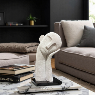 Minimalistisk Ansigt Skulptur