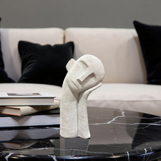 Minimalistisk Ansigt Skulptur