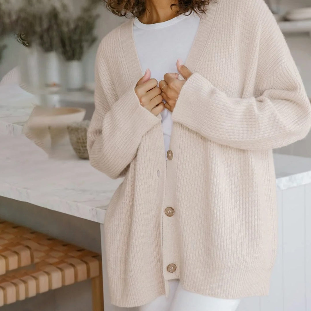 Cozy Strikket Cardigan | Alsidigt Lag | Komfortabel Pasform