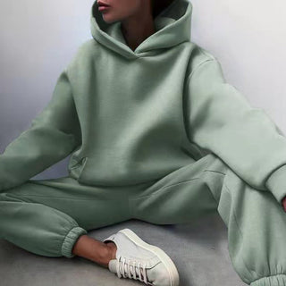 Loungewear Sæt | Hættetrøje og Bukser | Komfort og Stil