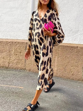 Leopard Midikjole