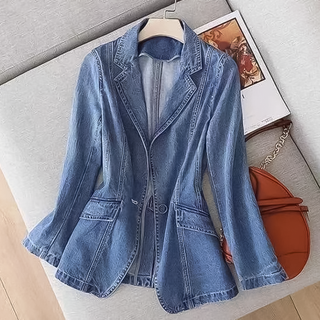 Denim Blazer Jakke