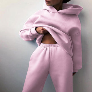 Loungewear Sæt | Hættetrøje og Bukser | Komfort og Stil