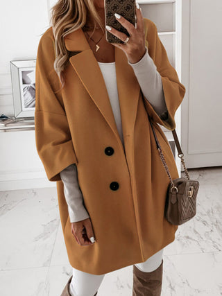 Oversized Minimalistisk Frakke