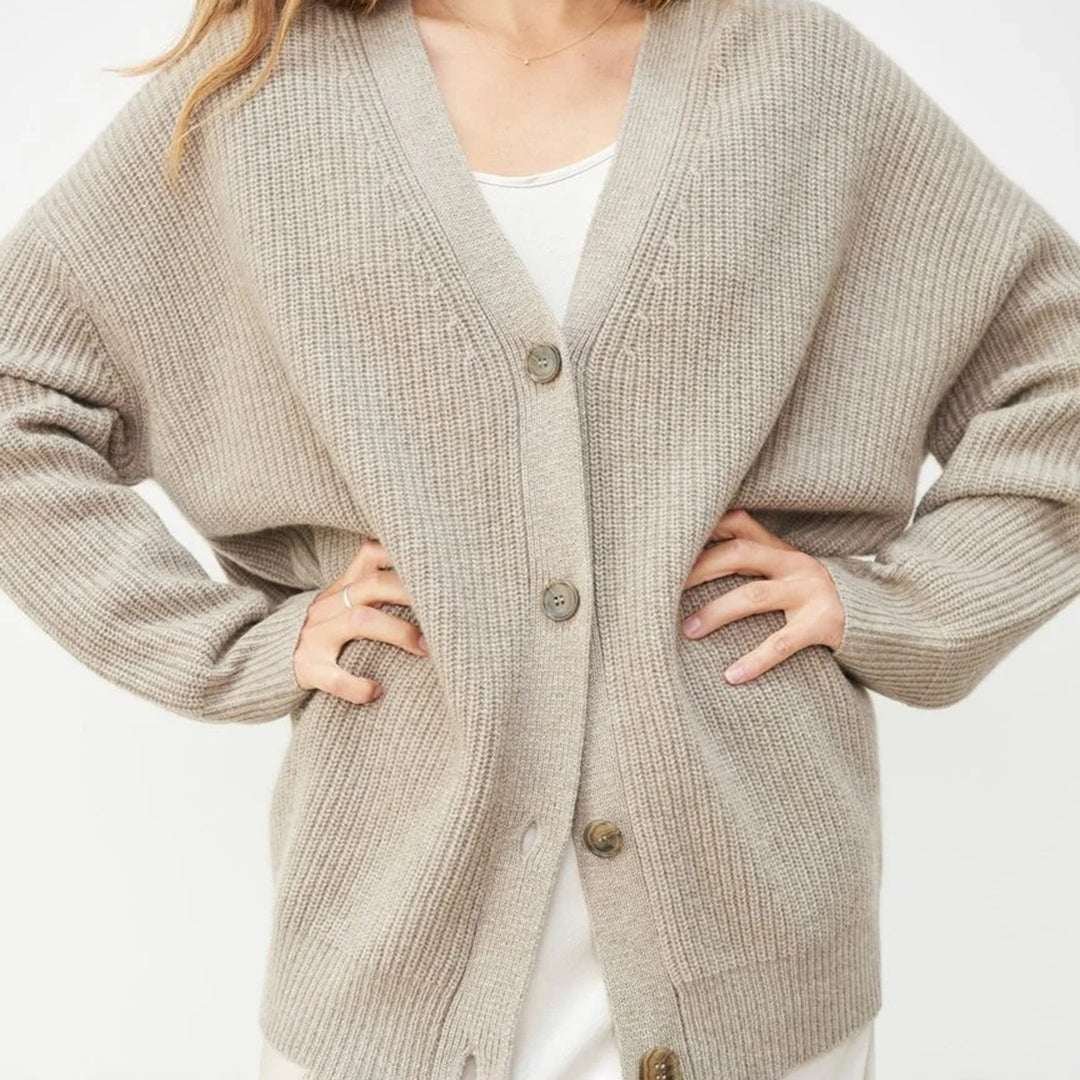 Cozy Strikket Cardigan | Alsidigt Lag | Komfortabel Pasform