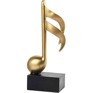 Musikalsk Treble Clef og Node Skulptur