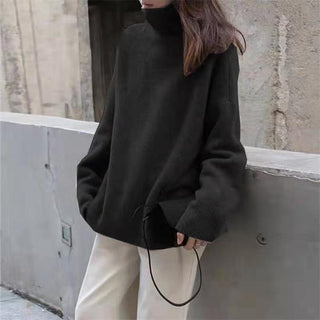 Oversized Rullekrave-Sweater