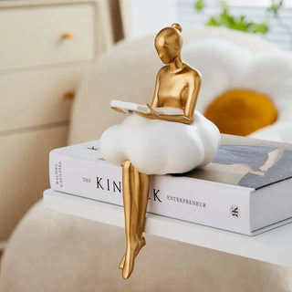 Elegante Kvindelige Skulpturer