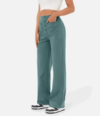 Agnes - Entspannte Hose mit hoher Taille und elastischem Bund