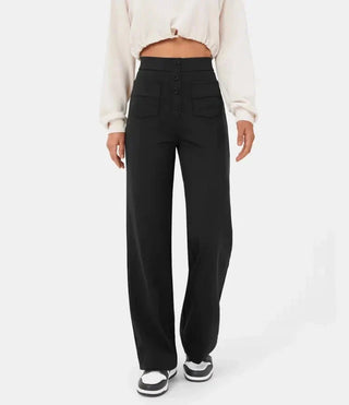 Agnes - Entspannte Hose mit hoher Taille und elastischem Bund