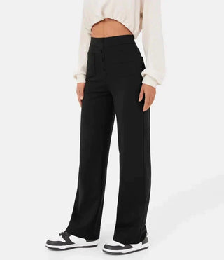 Agnes - Entspannte Hose mit hoher Taille und elastischem Bund