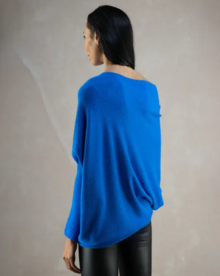 Off-Shoulder Trøje med Draperet Pasform
