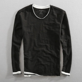 Langærmet T-shirt med Dobbelteffekt