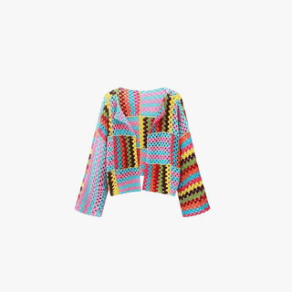 Patchwork Cardigan | Hæklet | Boho Retro Chic