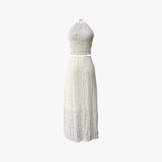 Sommer Sæt | Ærmeløs Top & Maxi Nederdel | Let & Boheme