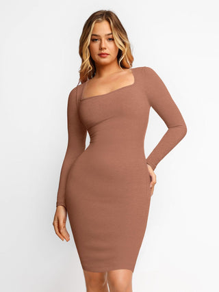 Bodycon kjole med stretch