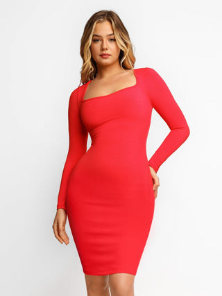 Bodycon kjole med stretch