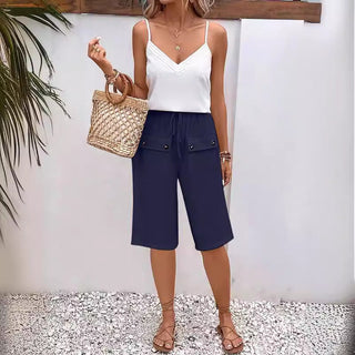 Casual knælange shorts