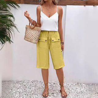 Casual knælange shorts