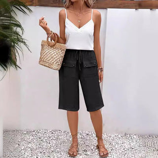 Casual knælange shorts