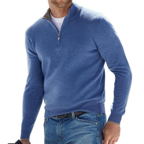 Strikket Zip-Up Trøje