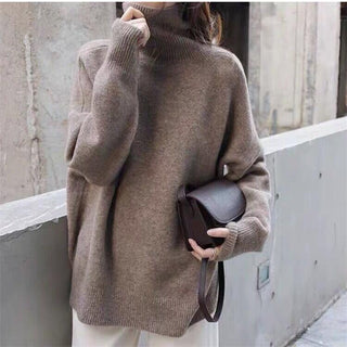 Oversized Rullekrave-Sweater