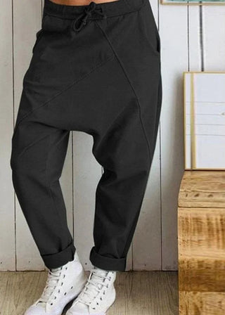 Asymmetriske Drop-Crotch Bukser