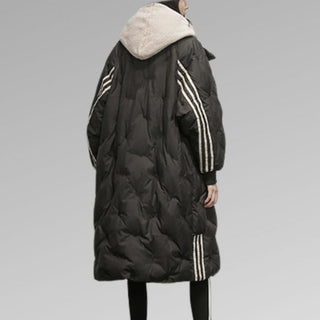 Lang Oversized Dynejakke