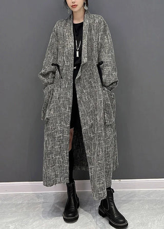 Oversize jakke med tekstur