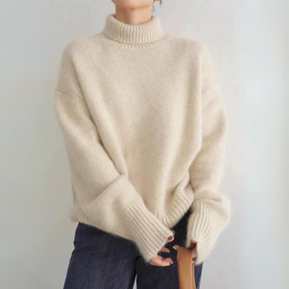 Turtleneck Striktrøje
