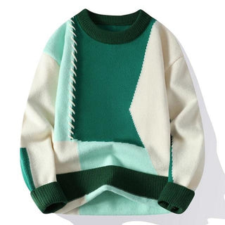 Patchwork striktrøje