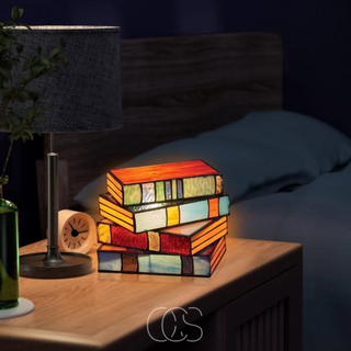 Farverig Bog LED Lampe