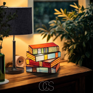 Farverig Bog LED Lampe