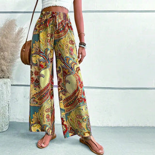 Paisley Bukser | Boheme Stil | Let & Farverig Sommerkomfort