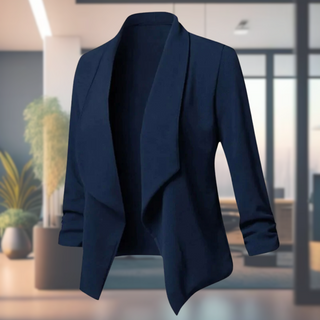 Åben Blazer | Vinrød | Komfort og Elegance til Hverdag og Kontor